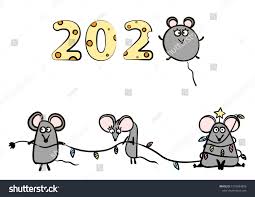 Hand Drawn Mouse Zodiac Sign Rat In Happy New Year Cute Mouse Animal Wildlife Cartoon Character Mouse Animal How To Draw Hands Zodiac Signs Animal Drawings