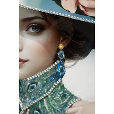 Modern Paintings PAINTED ON LACQUERED CANVAS PAM C