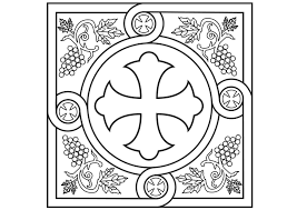 This post contains 30 images of burger and hot dog coloring pages from b is for burger or h is for hamburger to h is for hot dog and other clipart coloring pages of french fries hot dog coloring printables. Orthodox Cross Coloring Pages Or Crafts