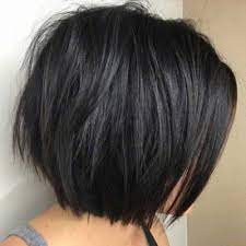 Neue Bob Frisuren Kurz Dunkel Fur Haarschnitt Kurzhaarschnitt Fur Dickes Haar Bob Frisur