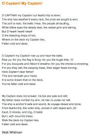 O Captain My Captain Poem By Walt Whitman Poem Hunter Poems Whitman Poems Walt Whitman Poems
