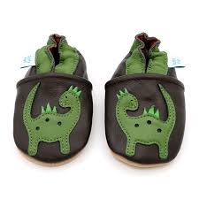 They are lightweight and comfortable, and babies wearing popular brand names such as nike and adidas, are sure to be the coolest kids on the block. Jurassic Jake Green Dinosaur Soft Leather Baby Shoes Dotty Fish
