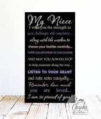 Birthday Wishes For My Niece And Nephew My Niece Wood Sign Great Graduation Or Birthday Gift Etsy Niece Quotes From Aunt Niece Quotes Niece Birthday