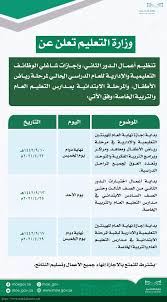 وتشارك وزارة الحج والعمرة في معرض مشروعات منطقة مكة المكرمة الرقمي (بناء الإنسان وتنمية المكان) والفعاليات المصاحبة به، التي دشنها مستشار خادم الحرمين الشريفين أمير منطقة مكة المكرمة الأمير خالد الفيصل، بحضور نائبه الأمير بدر بن سلطان بن عبدالعزيز ، وعدد من الأمراء. ÙˆØ²Ø§Ø±Ø© Ø§Ù„ØªØ¹Ù„ÙŠÙ… ØªØ¹Ù„Ù† Ø¹Ù† Ø¶ÙˆØ§Ø¨Ø· ÙƒÙ„Ø§ Ù…Ù† Ø§Ø¹Ù…Ø§Ù„ Ø§Ù„Ø¯ÙˆØ± Ø§Ù„Ø«Ø§Ù†ÙŠ ÙˆØ§Ø¬Ø§Ø²Ø§Øª Ø´Ø§ØºÙ„ÙŠ Ø¹Ø¯Ø¯ Ù…Ù† Ø§Ù„ÙˆØ¸Ø§Ø¦Ù ØµØ­Ø§ÙØ© Ø§Ù„Ø¬Ø¯ÙŠØ¯ Ø§Ø®Ø¨Ø§Ø± Ø¹Ø±Ø¨ÙŠØ©