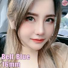 🍬Bell Blue • 16mm🍬 近期热销款佩戴过的美人都无法控制对它的喜爱⚡️ 超赞增大效果颜色的混色加金粉真的炫酷又迷人🌪 0-800  Power • Ready Stock