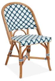 Olivia Bistro Chair Navy Sage Now 194 50 Was 260 00 Bistro Chairs Indoor Rattan Furniture Patio Decor