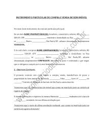 Instrumento Particular De Compra E Venda De Bem Imovel Por Meio Deste Instrumento De Contrato Particular Pelo Qual Compra E Venda Venda De Imovel Compras
