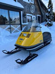Image result for Orange 1973 Snowmobile