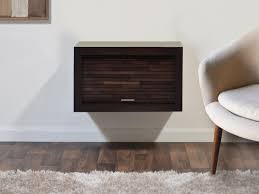 They are designed for bedroom safety, privacy and security. Wall Mount Hidden Storage Floating Nightstands Eco Geo Espresso Woodwaves