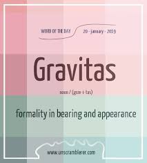Gravitas Uncommon Words Words English Vocabulary Words