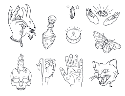 99 ($1.20/count) these metallic tattoos are a great option for those who love glitter. Design A Sheet Of Tattoo Flash By Corinnetattoos Fiverr