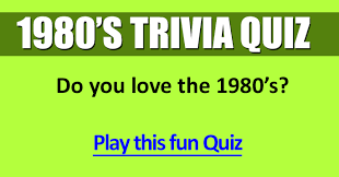 Oct 25, 2021 · 8 hard 80s trivia questions and answers. Difficult 1980 S General Trivia Quiz
