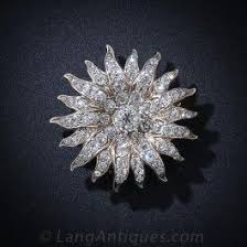 Victorian Diamond Starburst Pendant Pin Victorian Jewelry Vintage Jewelry Brooch Jewelry Design Drawing Star Jewelry