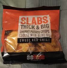 Slabs Sweet Red Chilli Crisps Red Chilli Cooking With Olive Oil Potato Crisps