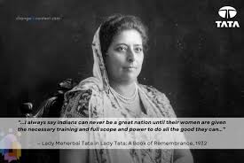 Lady Meherbai Tata: DEI leadership and ...