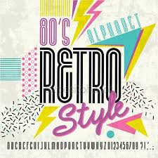 ретро музыка 50 х 60 х годов скачать бесплатно Skachat 80 H Retro Alfavit Shrift Retro Alfavit Vektornyj Staryj Stil Graficheskij Plakat 80 H Godov S Retro Shrift Graficheskie Postery Postery V Stile Retro