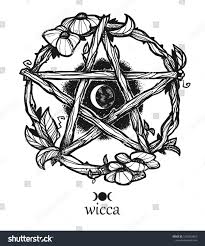 Seamless floral pattern on uniform background. Wiccan Element Graphic Pentagram With Flowers And Leaves Sponsored Aff Graphic Element Wiccan Leaves Wicca Tattoo Pentagram Tattoo Witch Tattoo