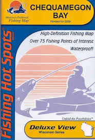 Fishing Hot Spots Map Of Lake Superiors Chequamegon Bay