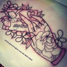 Love The Tattooed Hand Not Necessarily The Romance Part Traditional Hand Tattoo Hand Tattoos Tattoo Lettering