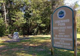 Detailed topographic maps and aerial photos of florida are available in the geology.com store. Lakewood Park Florida S High Point At Britton Hill Florida Hikes