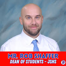 This year we are welcoming many new teachers to our staff. Over the next  few weeks we would like to introduce them to you. The first is Mr. Rob  Shaffer, Dean of