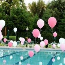 Resultado De Imagen Para Pool Party Ideas Tumblr Pool Party Decorations Floating Balloons Pool Party