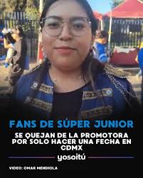 💙🎶 “Pudimos llenar dos fechas”: fans reclaman a la promotora por el show  de Super Junior en CDMX 🇲🇽, Aylin, una de las afortunadas en entrar al  Palacio de los Deportes, lamentó que la promotora solo ...