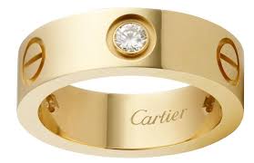 Cartier Yellow Gold Love 3 Diamonds Ring Cartier Love Ring Unique Engagement Rings Sapphire Pink Gold Diamond Ring