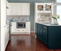 Maybe you would like to learn more about one of these? Alpine White Glazed Cabinets With Cadet Blue Kitchen Island Cheap Countertops White Glazed Cabinets Blue Kitchen Island