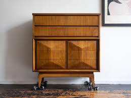 Stunning mid century dresser by united furniture. Free Shipping United Diamond Front Highboy Dresser By Blinkmodern From Blink Modern Of Chicago Il Attic
