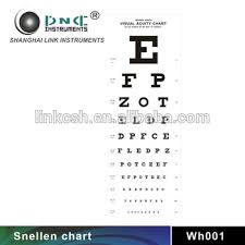 Wh001 Ophthalmic Instrument Visual Acuity Eye Chart View Visual Acuity Eye Chart Link Product Details From Shanghai Link Instruments Co Ltd On