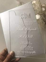 Acrylic Invitation Thick Cardstock Envelope Blush Wedding Invitations Wedding Invitation Envelopes Acrylic Invitations