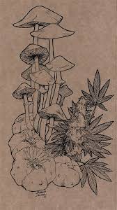 Millions of cool stickers designed by independent artists. Cool Trippy Weed Drawings Shefalitayal