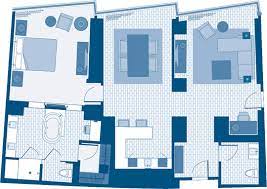 One Bedroom Penthouse Suites At Aria Sky Suites Floor Plans How To Plan Las Vegas Penthouse