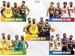 The marquee matchup between the los angeles lakers and brooklyn nets was always set for some fireworks despite the absences of lebron james, anthony davis and james harden. 5 Nba Finals We Want To See Next Season Los Angeles Lakers Vs Brooklyn Nets No 1 Fadeaway World