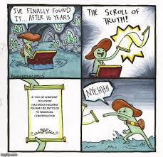 Mesothelioma entitled to financial compensation. The Scroll Of Truth Meme Imgflip