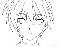 Anime colouring pages for adults. Boy Cute Anime Coloring Pages Coloring And Drawing