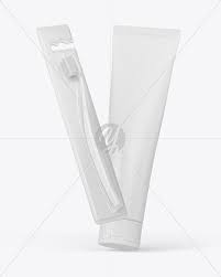 Download Kraft Toothbrush W Matte Cosmetic Tube Mockup In Packaging Mockups On Yellow Images Object Mockups PSD Mockup Templates