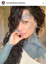 Maybe you would like to learn more about one of these? Mini Calvaresi Is Stunning Face Tattoos And A Fit Tumbex