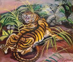El tigre es un animal que pertenece a la subfamilia de los panterinos, dentro del género panthera. Antonio Ligabue Alla Galleria L Ottagono Dal 3 Al 25 Novembre 2018 Comune Di Bibbiano Re