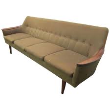 Elegant danish modern sofa with rosewood frame. Nanna Ditzel Style Four Seat Sculptural Teak Sofa Mid Century Danish Modern For Sale At 1stdibs