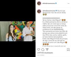 Maria lina é noiva e esta a espera do primeiro filho do casal. Whindersson Nunes Revela Nome Escolhido Para O Primeiro Filho Radio Cacula