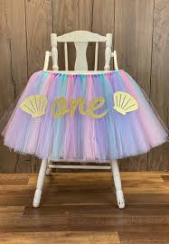 Photos since i was focusing on the project, but it really is such a simple diy project to accomplish. Purple High Chair Tutu Little Mermaid High Chair Tutu With One Banner Little Mermaid High Chair Tutu First Birthday High Chair Tutu Party Supplies Paper Party Supplies