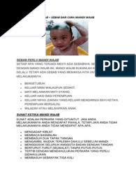 Ustazah zabedah mari belajar wuduk. Sebab Sebab Dan Cara Mandi Wajib