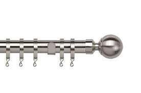 Check spelling or type a new query. Speedy 28mm Ball Poles Apart Satin Silver Curtain Pole