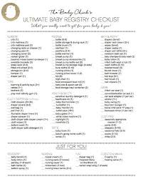 The Ultimate Baby Registry Checklist Ultimate Baby Registry Checklist Ultimate Baby Registry Baby Registry List