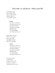 Maria luiza mih romania mea 1918 2018 tara mea de dor. Maria Luiza Mih È›ara Mea I Un ColÈ› De Rai