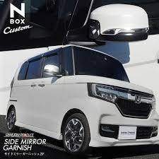 n box ミラーガーニッシュ 鏡面仕上げ 2p ホンダ 新型 n box n boxカスタム jf3 4 honda カスタムパーツ ドレスアップ アクセサリー ホンダ ホンダ nbox エアロ