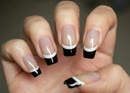 french nails selber machen hilfreiche tipps 30 bezaubernde ideen schwarze nageldesigns french nails franzosische nageldesign