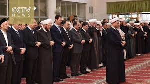Religion and conflict in syria september 10, 2013. Bashar Al Assad Attends Prayers In Damascus Mosque Youtube